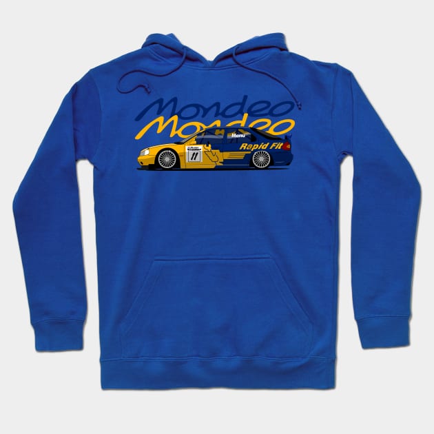 Ford Mondeo Btcc Legend Hoodie by shketdesign